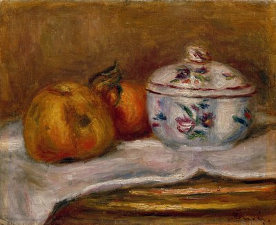 Sugar Bowl, Apple and Orange by Pierre Auguste Renoir