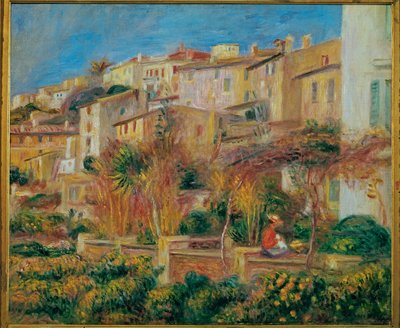 Terrace at Cagnes by Pierre Auguste Renoir