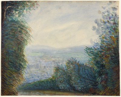 The Auvers Valley on the Oise River by Pierre Auguste Renoir