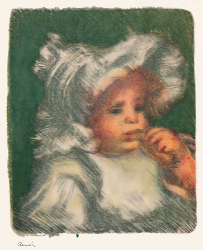 The Child with the Biscuit by Pierre Auguste Renoir