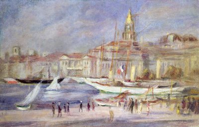 The Old Port of Marseilles by Pierre Auguste Renoir