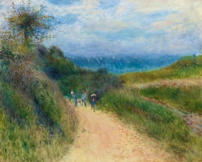The Road to Berneval by Pierre Auguste Renoir