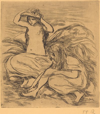 The Two Bathers by Pierre Auguste Renoir
