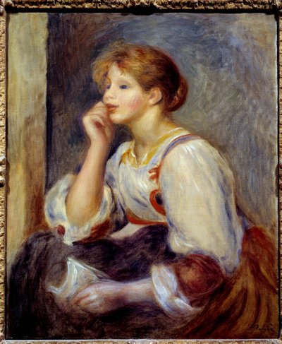 The Woman with the Letter by Pierre Auguste Renoir