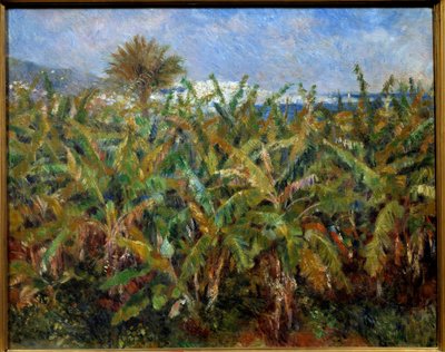 Field of Banana Trees by Pierre Auguste Renoir