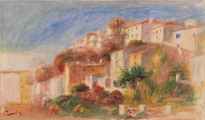 View from the Garden of the Post Office, Cagnes by Pierre Auguste Renoir