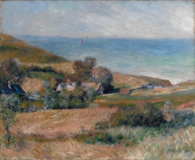 View of the Seacoast near Wargemont in Normandy by Pierre Auguste Renoir