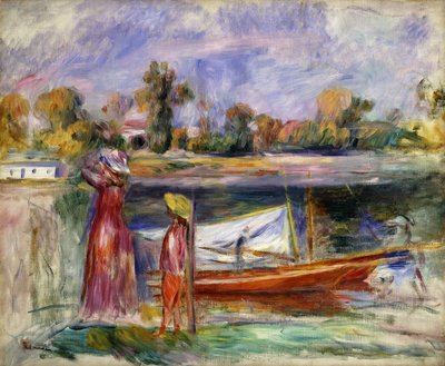 Young Girls in Argenteuil by Pierre Auguste Renoir
