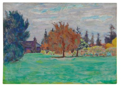 Arbre Jaune, Le Cos au Grand-Lemps by Pierre Bonnard