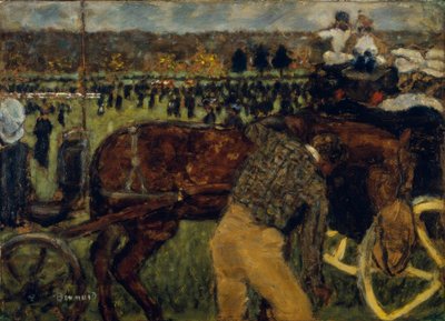 At the Racecourse or Races at Longchamp by Pierre Bonnard