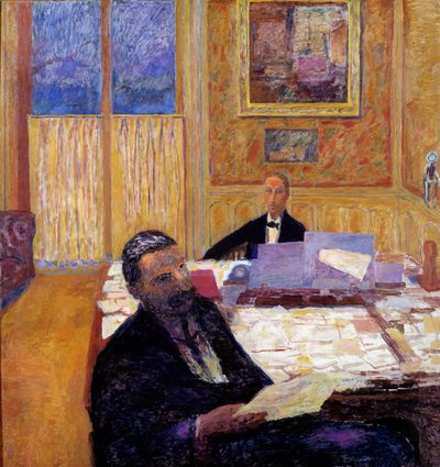 Brothers Bernheim-Jeune, Josse Bernheim Jeune and Gaston Bernheim-Jeune - 1920 by Pierre Bonnard