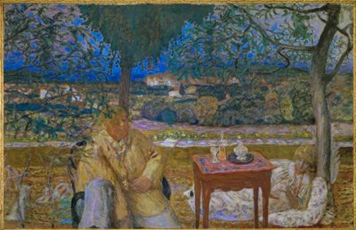 Provencal Conversation by Pierre Bonnard