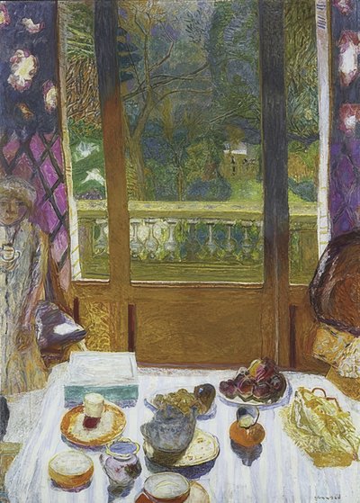 The Breakfast Room with a View of the Garden by Pierre Bonnard