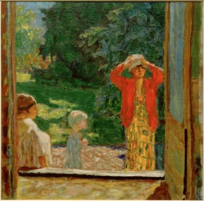 In Front of the Window by Pierre Bonnard