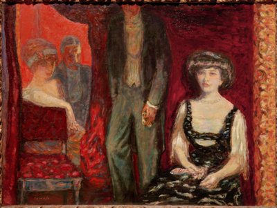 The Box, Mr. and Mrs. Josse and Gaston Bernheim-Jeune by Pierre Bonnard