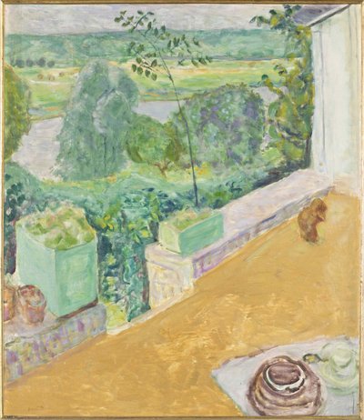 Dog on the Terrace by Pierre Bonnard