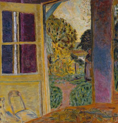 Door Opening onto the Garden by Pierre Bonnard