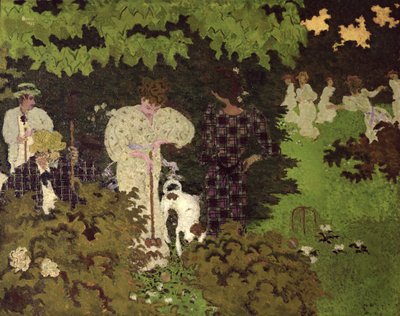 Dusk, or A Round of Croquet, 1892 by Pierre Bonnard