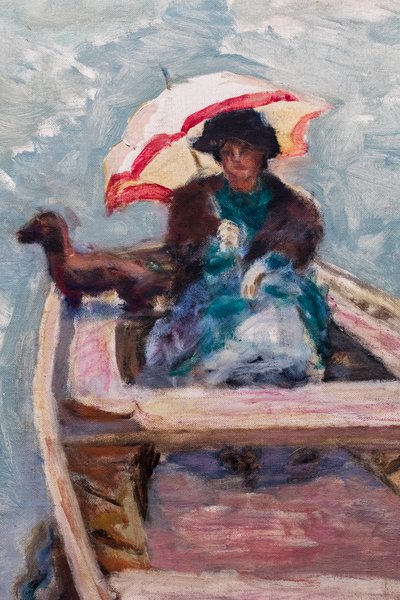 In a Boat (detail) by Pierre Bonnard