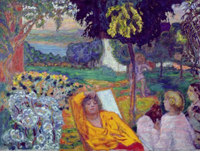 Evening (or Siesta or In a Southern Garden) by Pierre Bonnard