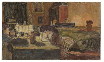 Evening in the Salon by Pierre Bonnard