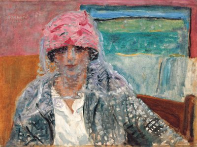 Woman with a Veil (Mme Lucienne Dupuy de Frenelle), c.1917 by Pierre Bonnard