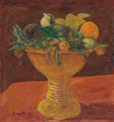 Fruit Bowl with Mandarins by Pierre Bonnard