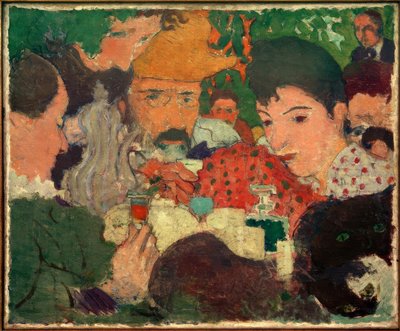 Snack in the Garden, Study for Afternoon in the Garden by Pierre Bonnard