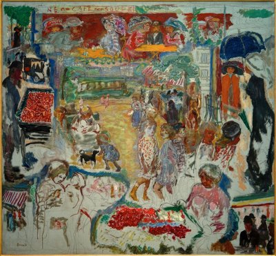Large Decoration, Street Scene by Pierre Bonnard