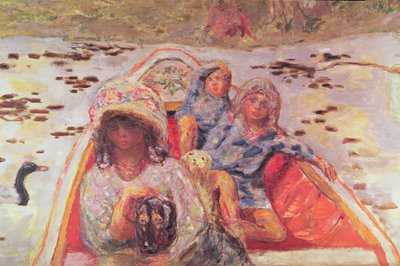 In the Boat (detail) by Pierre Bonnard