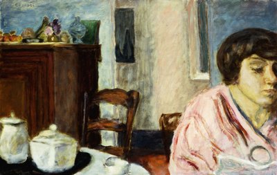 Interior with Head by Pierre Bonnard