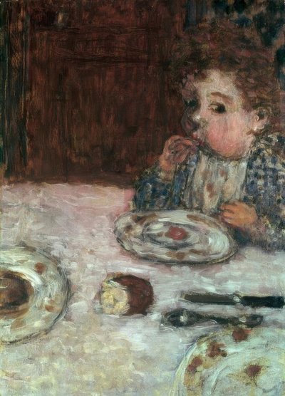 Child at Breakfast by Pierre Bonnard