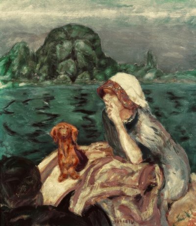 Boat Ride in Vernon. Mme Bonnard by Pierre Bonnard