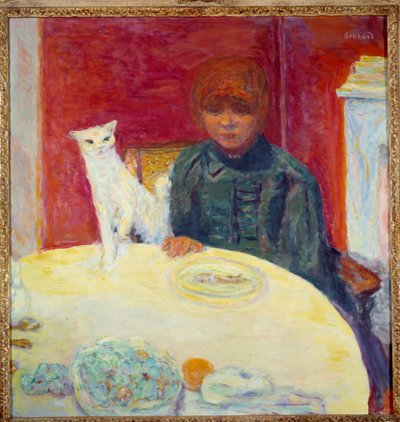 The Woman with the Cat or the Demanding Cat by Pierre Bonnard