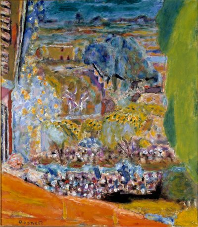 Landscape of the Red Roof Cannet by Pierre Bonnard