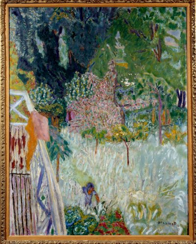 Le apple mier floral ou balcon Vernonet by Pierre Bonnard