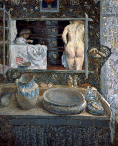 Mirror above a Washstand, 1908 by Pierre Bonnard