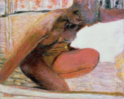 Nude Crouching in the Bath, 1940 by Pierre Bonnard