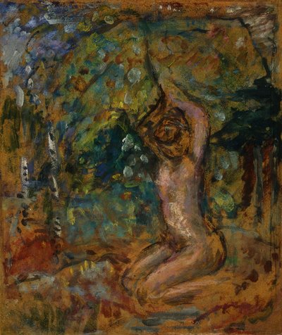 Petit Nu, Arms Raised, in a Landscape by Pierre Bonnard