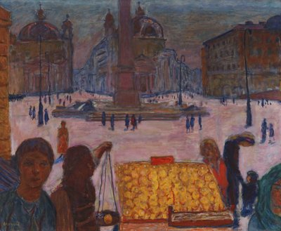 Piazza del Popolo, Rome by Pierre Bonnard