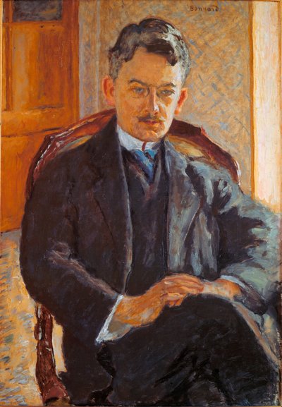 Portrait of Georges Besson: Art Critic and Collector by Pierre Bonnard