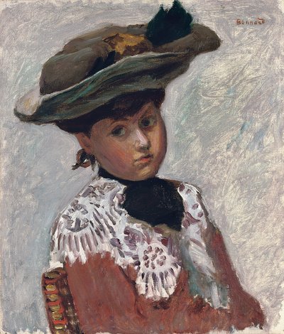 Portrait of a Young Woman or The Hat, c.1905 by Pierre Bonnard