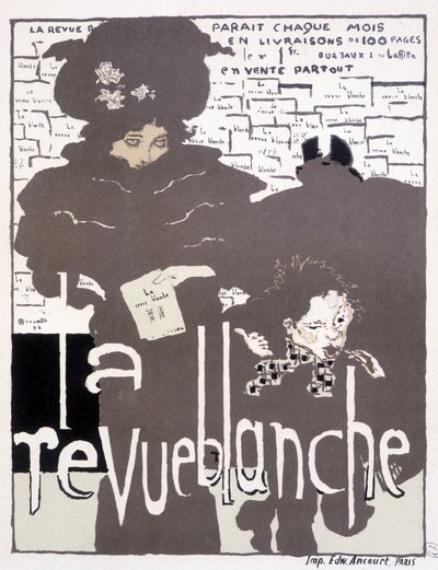 Press Poster for La Revue Blanche (Illustration) by Pierre Bonnard