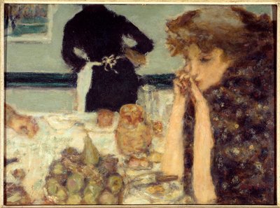 The Breakfast of Misia Portrait of Misia Sert, pianist and muse of many artists by Pierre Bonnard