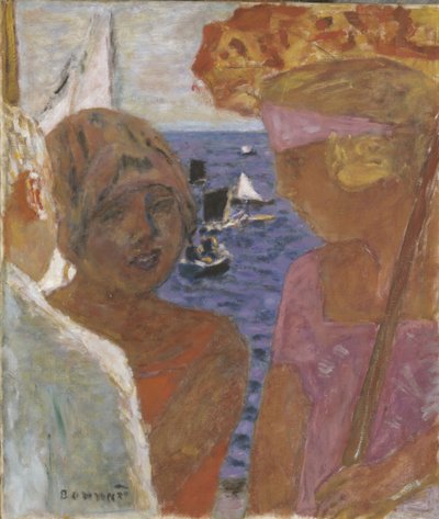 The Conversation in Arcachon by Pierre Bonnard