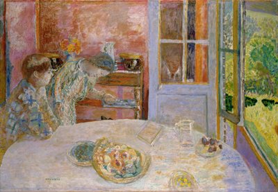 The Dining Room, Vernonnet by Pierre Bonnard