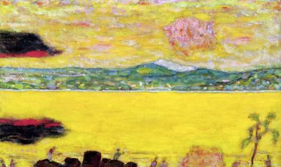 The Gulf of St. Tropez at Sunset by Pierre Bonnard