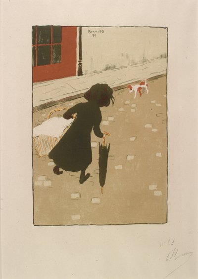 The Little Laundry Girl from Album of Painter-Printmakers by Pierre Bonnard