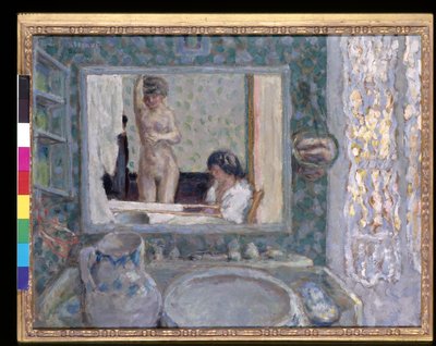 The Mirror In The Green Room by Pierre Bonnard