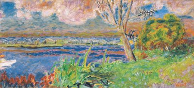The Seine at Vernon, c.1923 by Pierre Bonnard